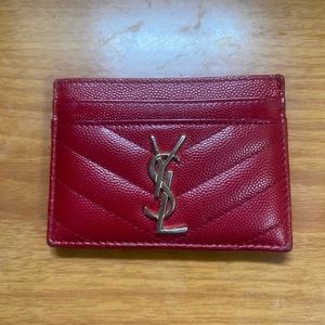 Used Saint Laurent card holder